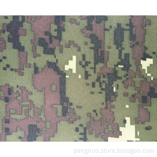 Camouflage Printed PVC Coated Polyester Fabric